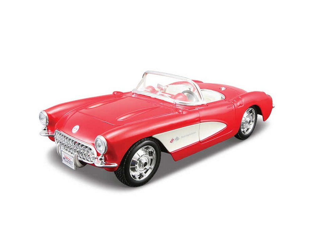 Chevrolet Corvette Convertible Kit In Red And White