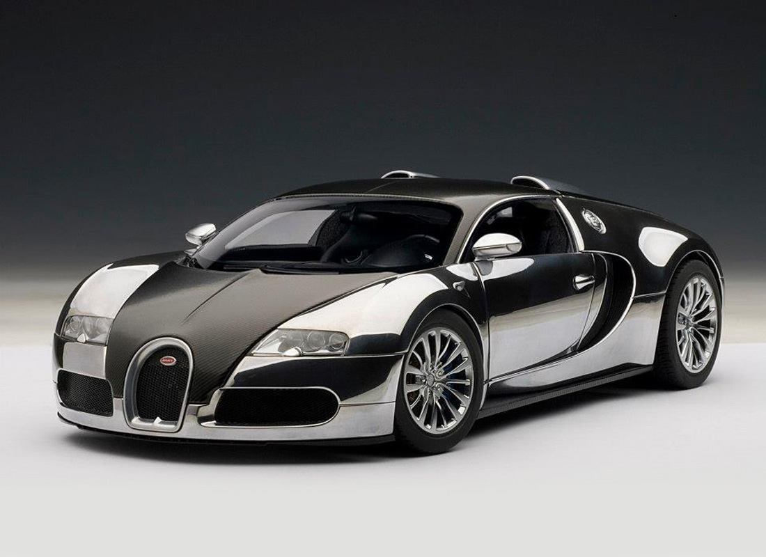 Bugatti Eb 164 Veyron Pur Sang 2007 In Chrome And Black