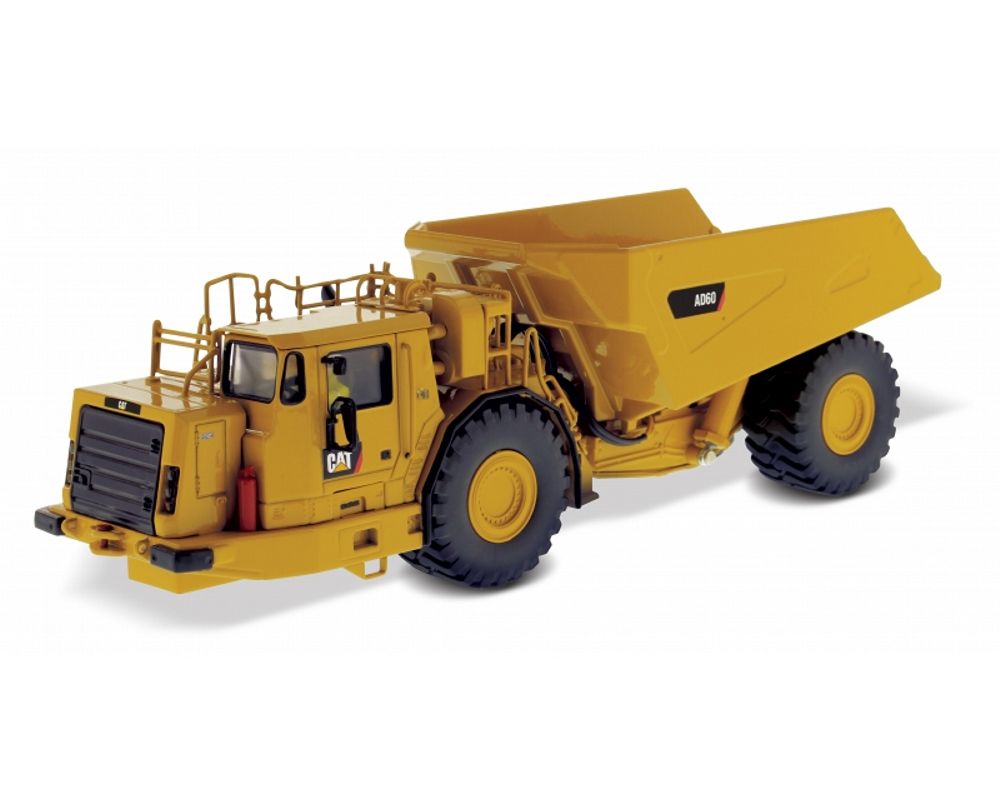 Cat Ad60 Articulated Undergound Truck In Yellow