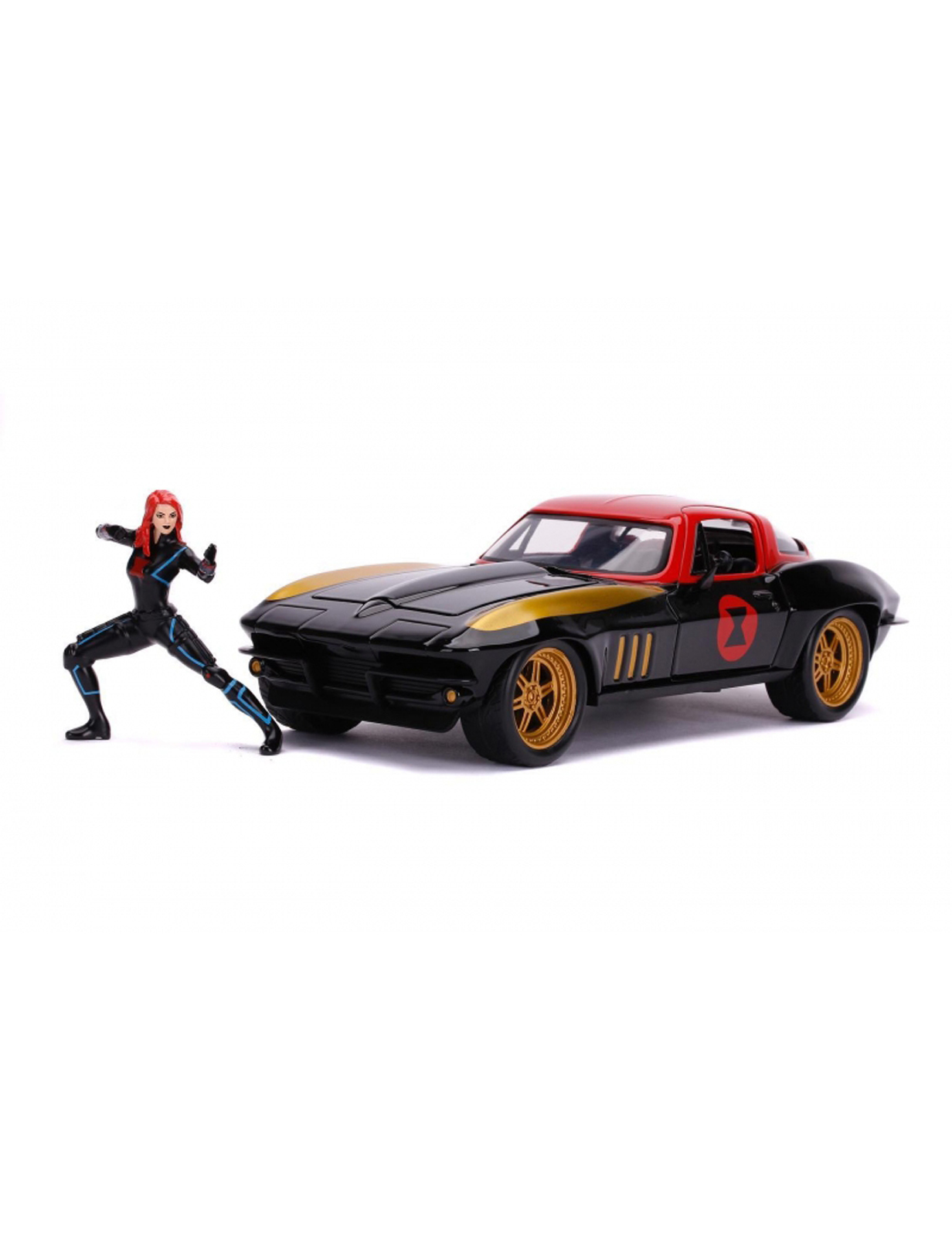 Click to view product details and reviews for Chevrolet Corvette With Black Widow 1966 In Black.