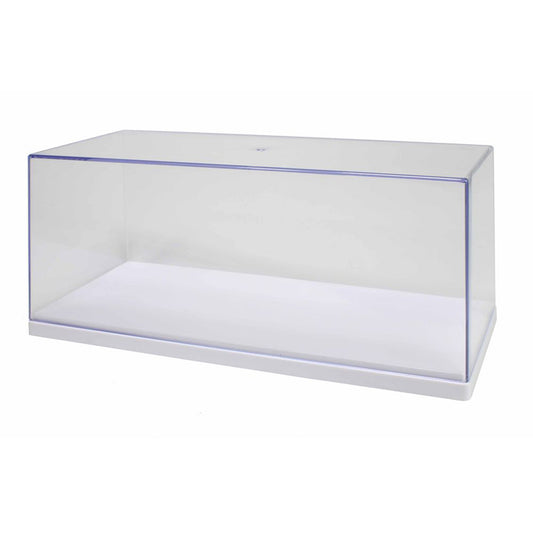 1-24 Acrylic Stackable Showcase White Base Display Case