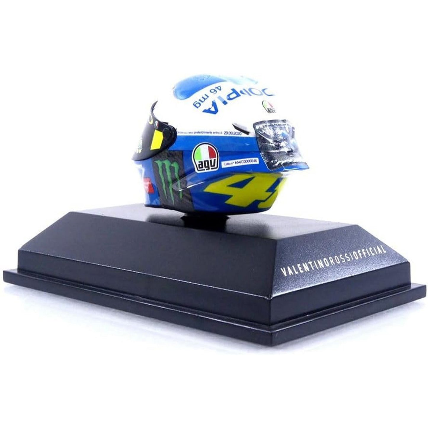 AGV Helmet Valentino Rossi (Misano Race 2 2020) in Blue/White