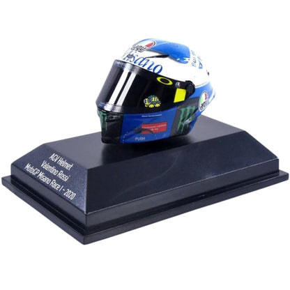 AGV Misano Race 1 Helmet Valentino Rossi (2020) in Blue/White