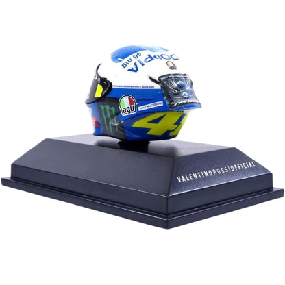 AGV Misano Race 1 Helmet Valentino Rossi (2020) in Blue/White