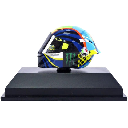 AGV Winter Sepang Test Helmet Valentino Rossi (2020) in Blue/Yellow