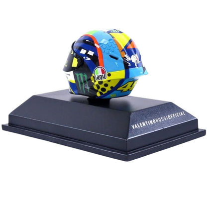 AGV Winter Sepang Test Helmet Valentino Rossi (2020) in Blue/Yellow