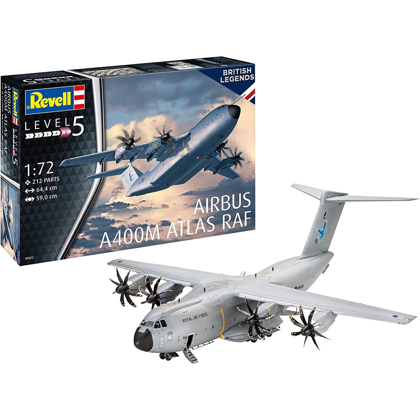 Airbus A400M Atlas RAF [Kit] in Silver