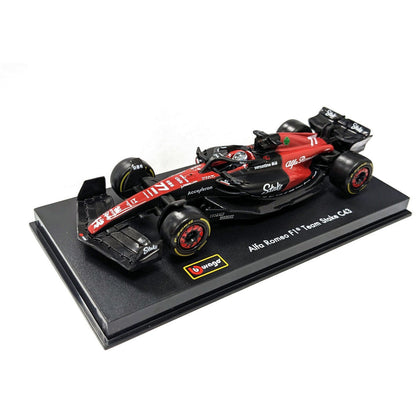 Alfa Romeo C43 Team Stake Valtteri Bottas (No.77 With Helmet 2023) in Red/Black