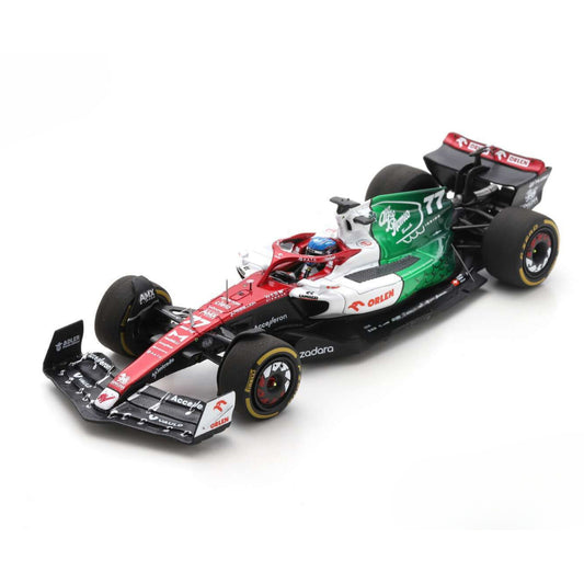 Alfa Romeo ORLEN C42 Valtteri Bottas (No.77 Azerbaijan GP 2022) in Red/White/Green