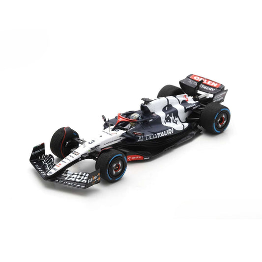 AlphaTauri AT04 Daniel Ricciardo (No.3 Wet Tyres Belgian GP Sprint Race 2023) in Navy/White