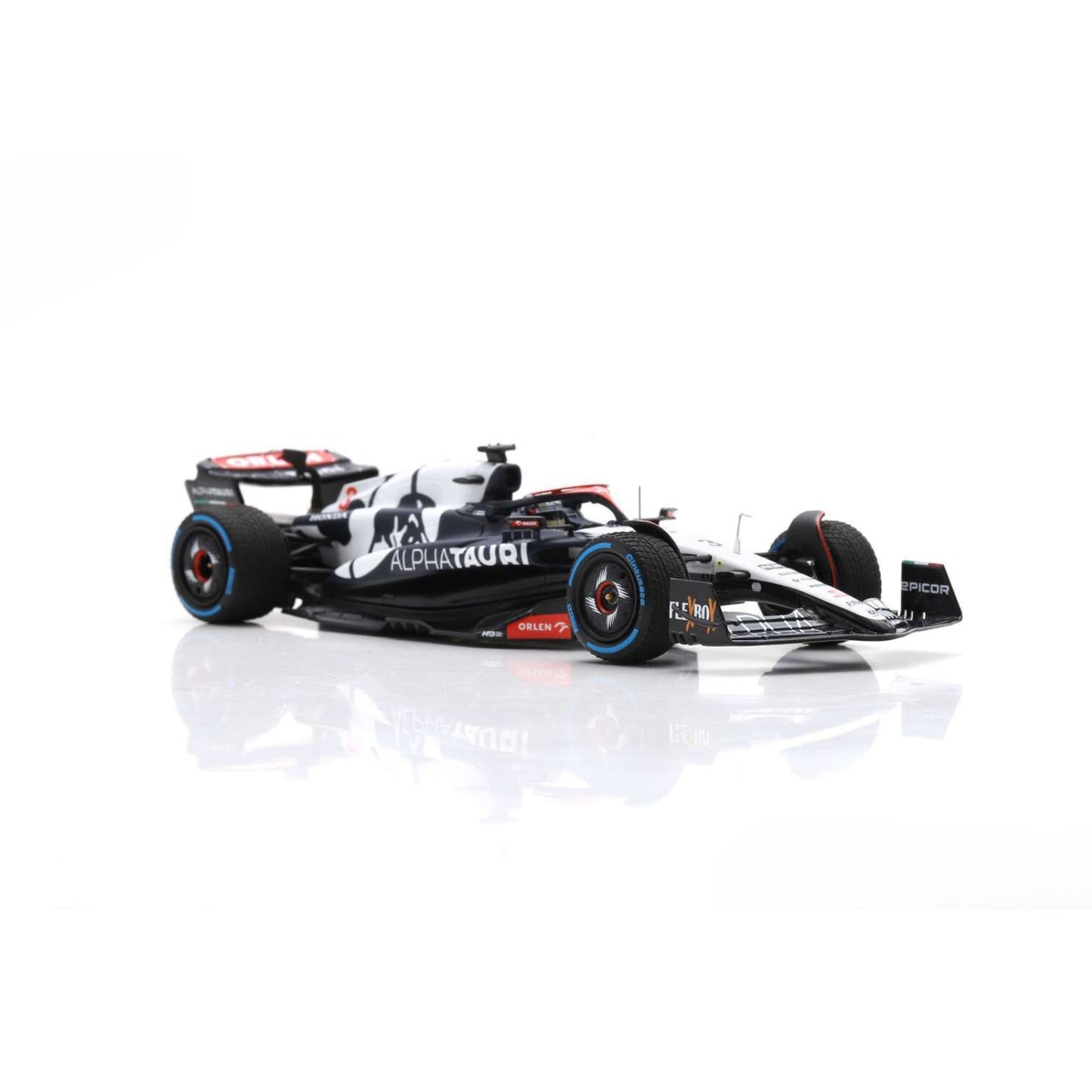 AlphaTauri AT04 Daniel Ricciardo (No.3 Wet Tyres Belgian GP Sprint Race 2023) in Navy/White