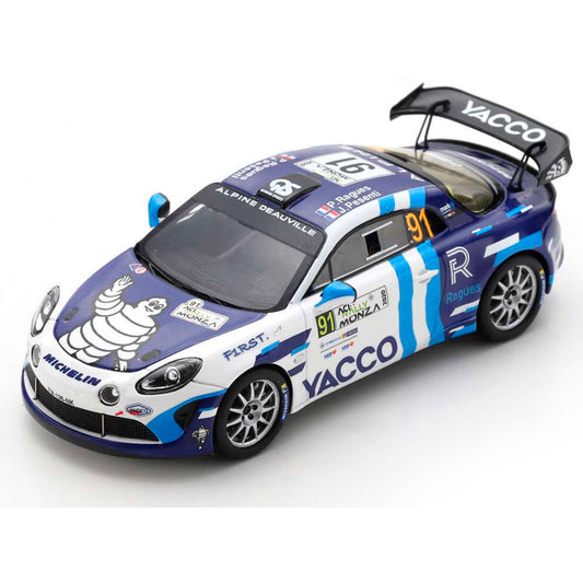 Alpine A110 Pierre Ragues - Julien Pesenti (No 91 Rally Monza 1st Place in RGT 2020)