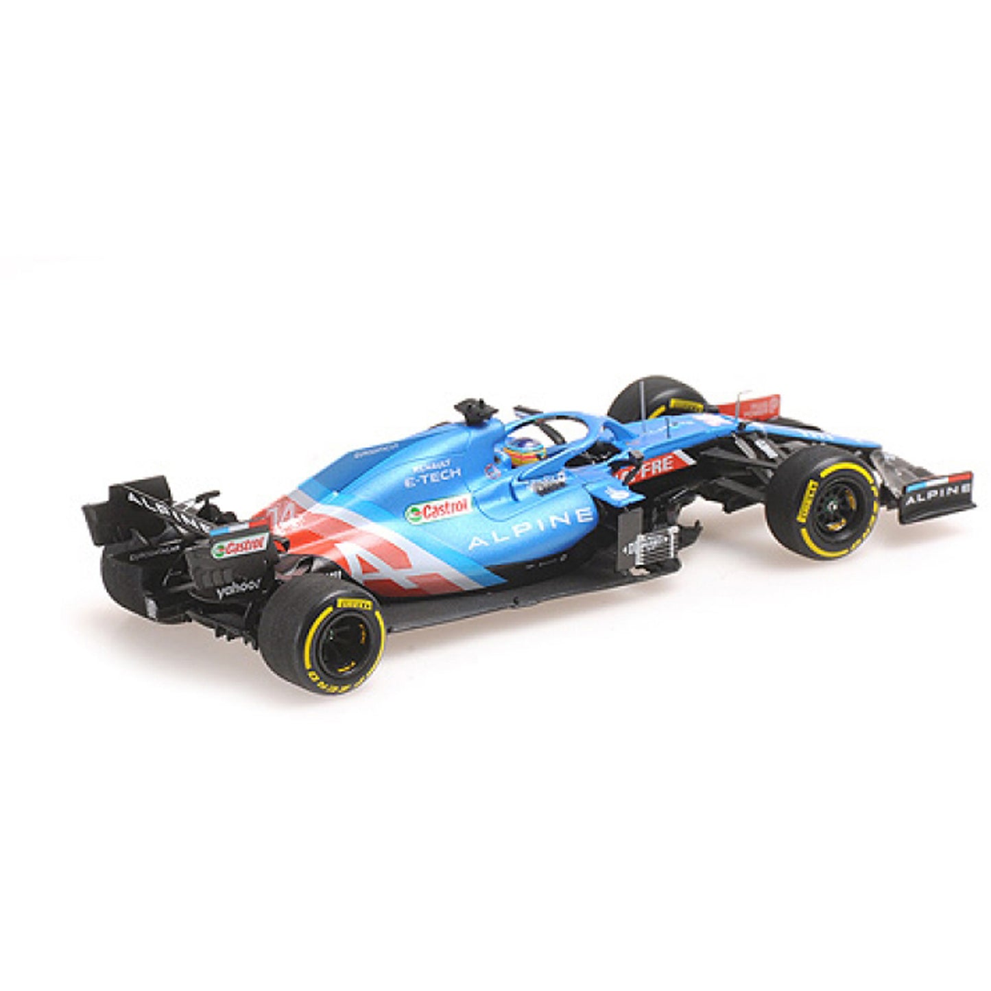 Alpine A521 Fernando Alonso (Bahrain GP 2021) in Blue