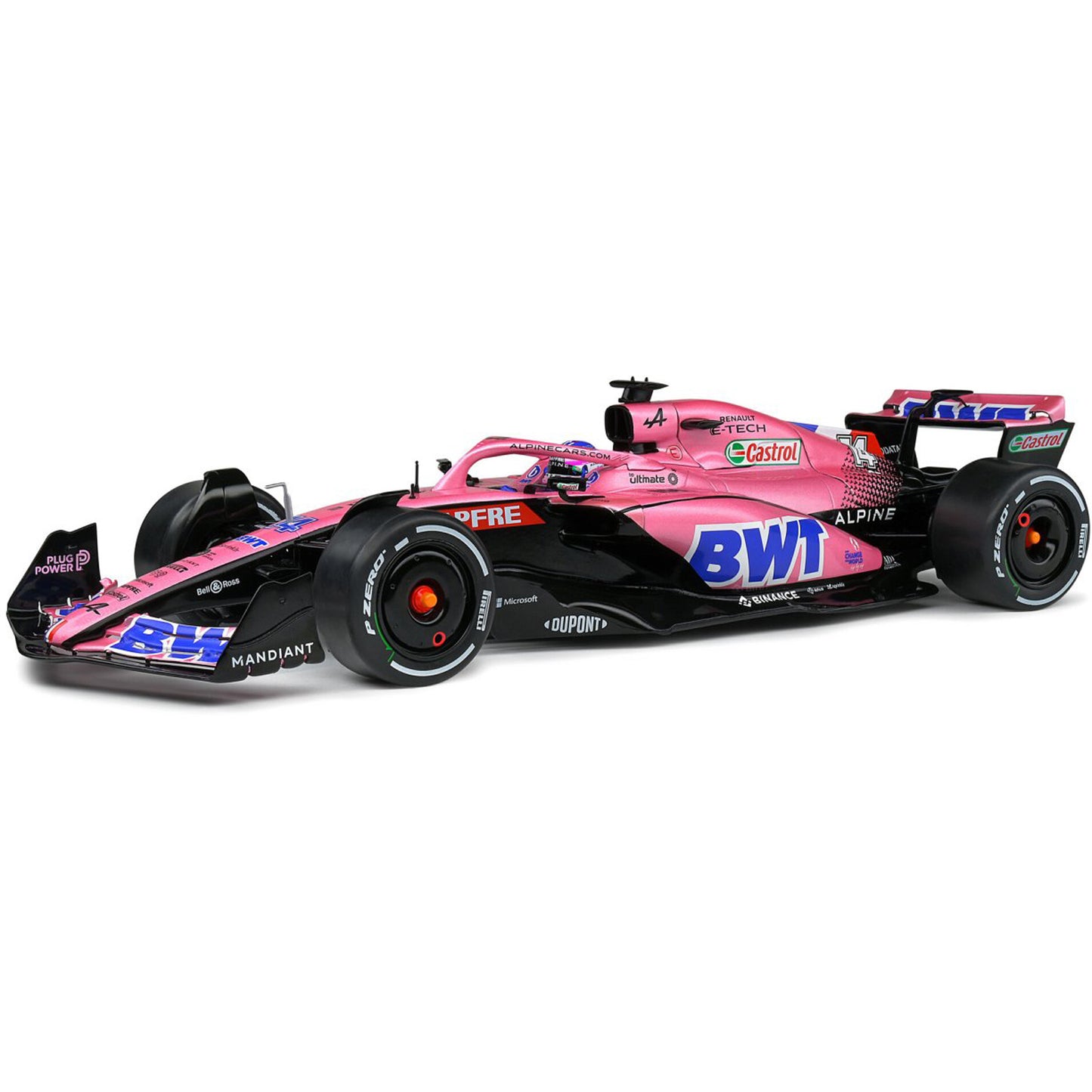 Alpine A522 Fernando Alonso (No.14 Bahrain GP 2022) in Pink