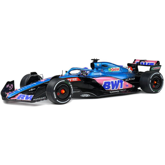 Alpine A522 Fernando Alonso (Monaco GP 2022) in Blue/Pink