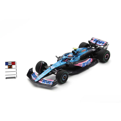 Alpine A523 Pierre Gasly (No.10 3rd With Pitboard Dutch GP 2023) in Blue/Pink