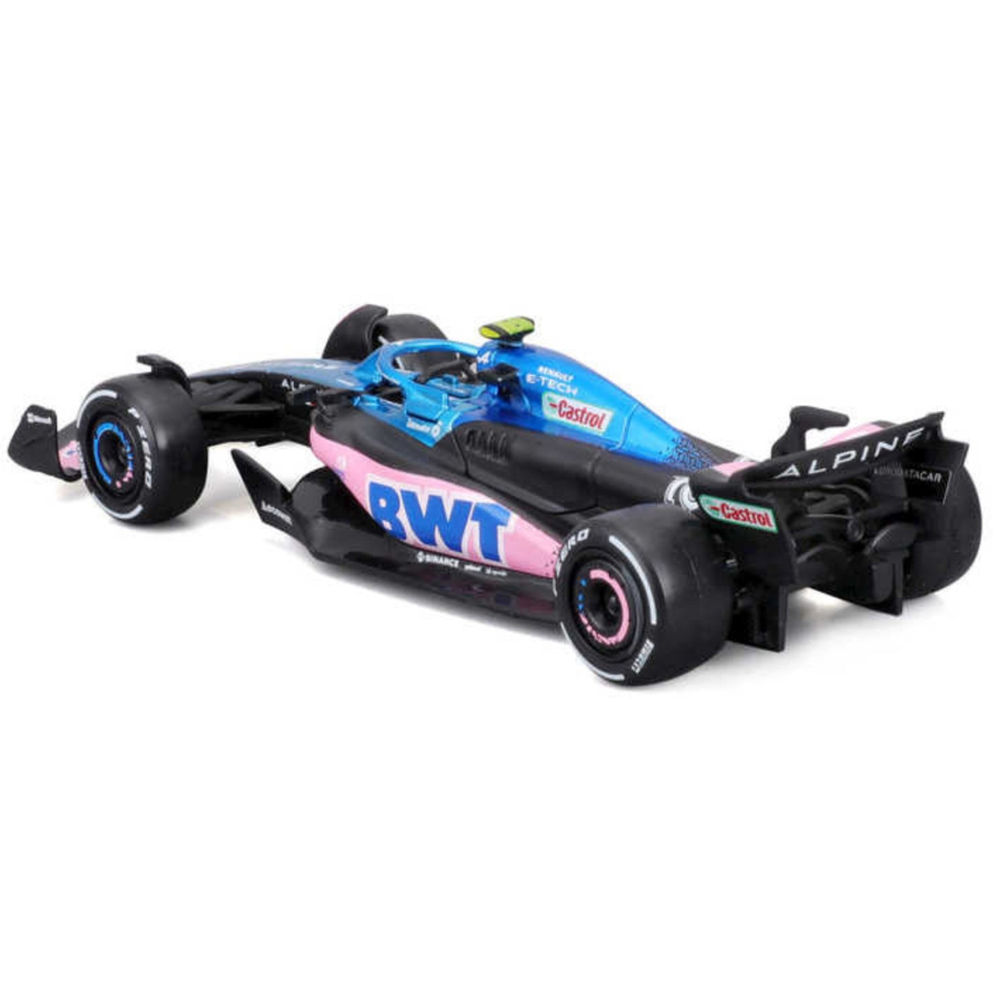 Alpine BWT A523 Pierre Gasly (No.10 2023) in Blue/Pink