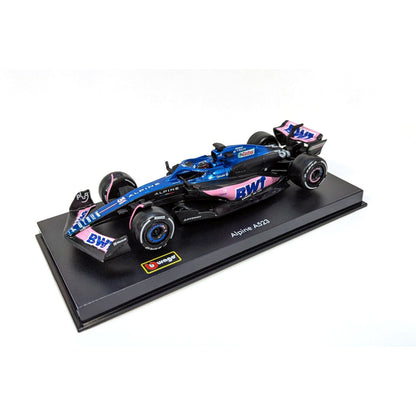 Alpine BWT A523 Esteban Ocon (No.31 With Helmet 2023) in Blue/Pink