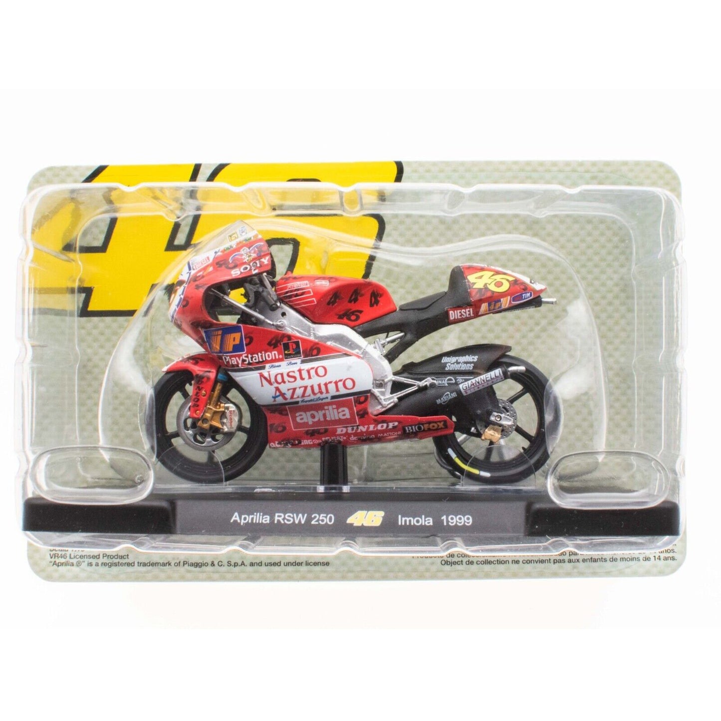 Aprilia RSW 250 Valentino Rossi (Imola 1999) in Red/White/Green