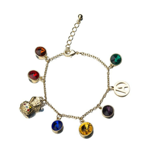 Charm Bracelet From Avengers End Game in Gold