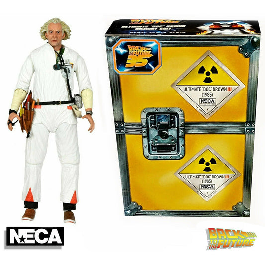 Ultimate Doc Brown Hazmat Suit Figure From Back To The Future Part 1