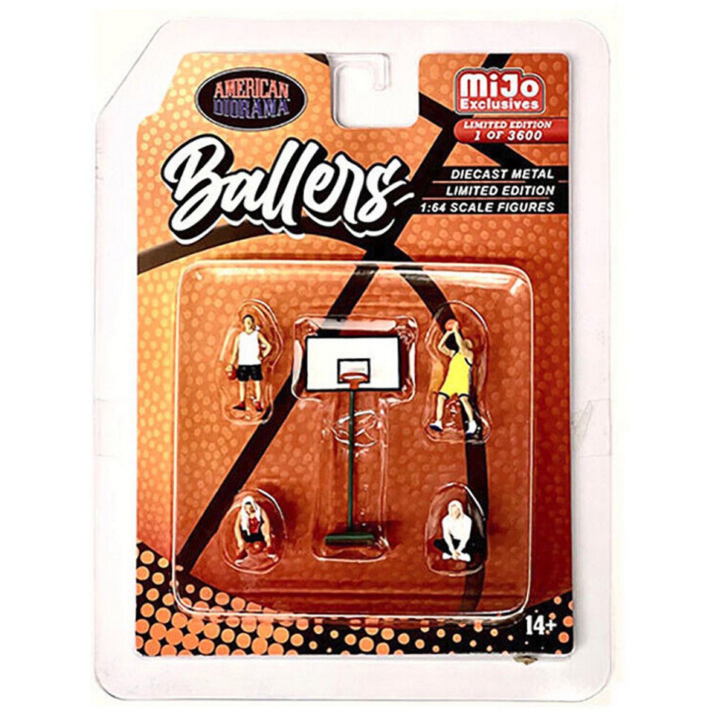 Ballers Figure Set (With Basket Ball Hoop)