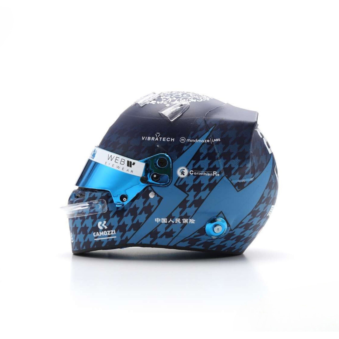 Bell Alfa Romeo F1 Team Stake Zhou Guanyu Replica Helmet (Japanese GP 2023) in Blue