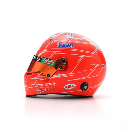 Bell Apline F1 Team Replica Helmet Esteban Ocon (Season Update Monaco GP 2023) in Orange