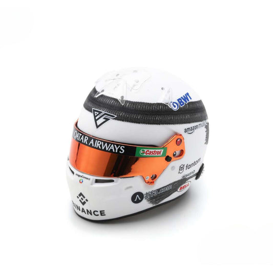 Bell Apline F1 Team Replica Helmet Pierre Gasly (Qatar Sprint Race 2023) in White/Black