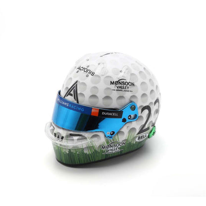 Bell Williams Racing Replica Helmet Alexander Albon (Miami GP 2023) in White/Green