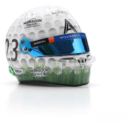 Bell Williams Racing Replica Helmet Alexander Albon (Miami GP 2023) in White/Green