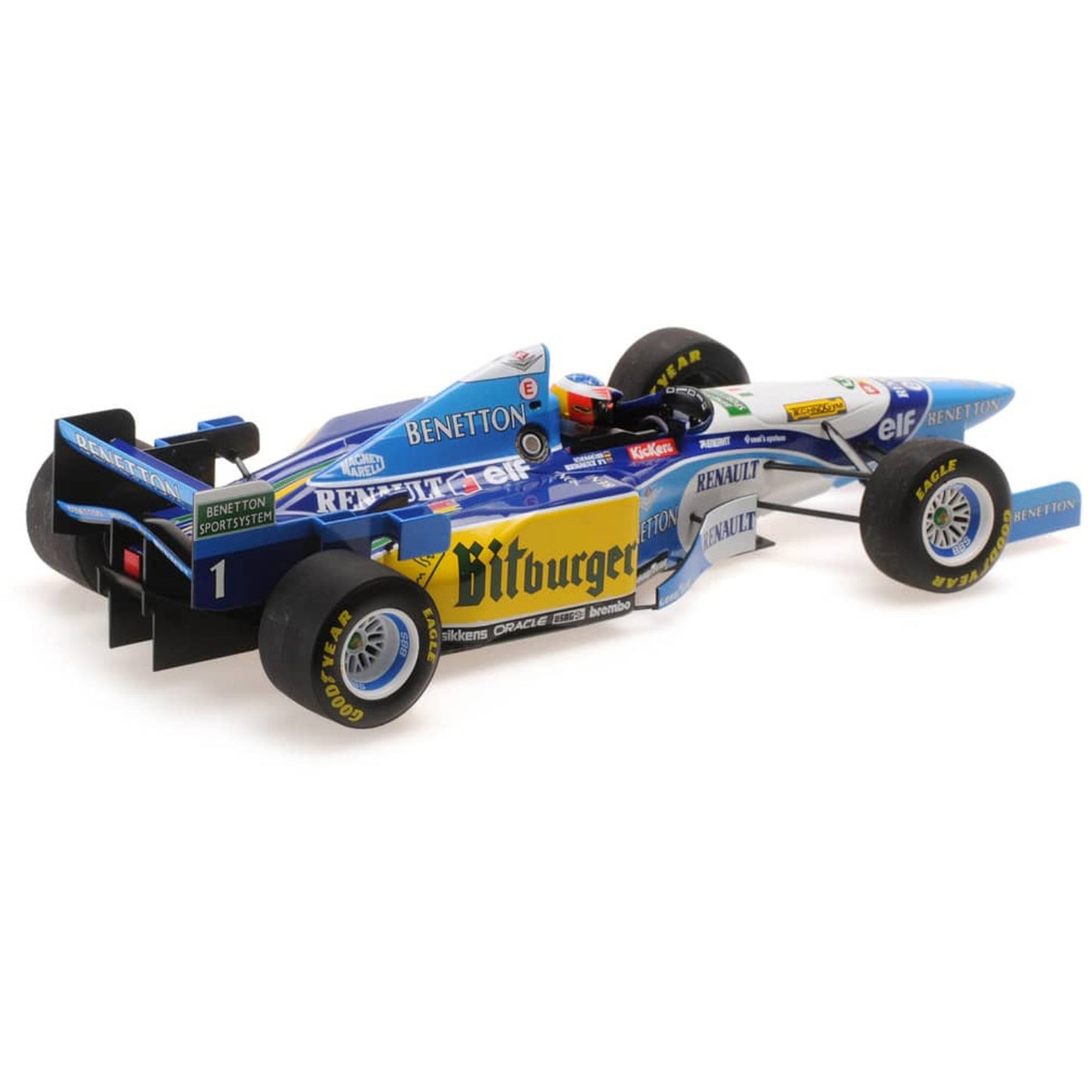 Benetton B195 Michael Schumacher (No.1 European GP 1995) in Blue/White/Yellow