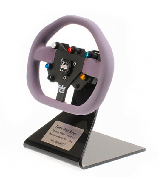 Benneton B195 (Michael Schumacher Steering Wheel 1995) in Purple/Black