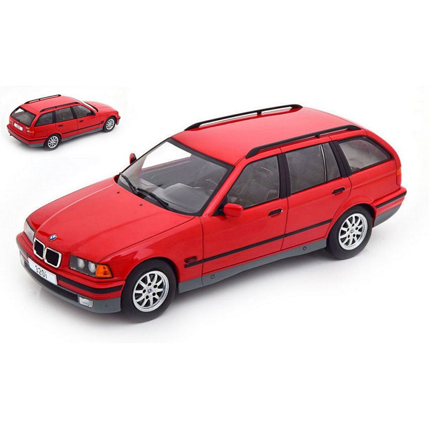 BMW 3 Series (E36 1995) in Touring Red