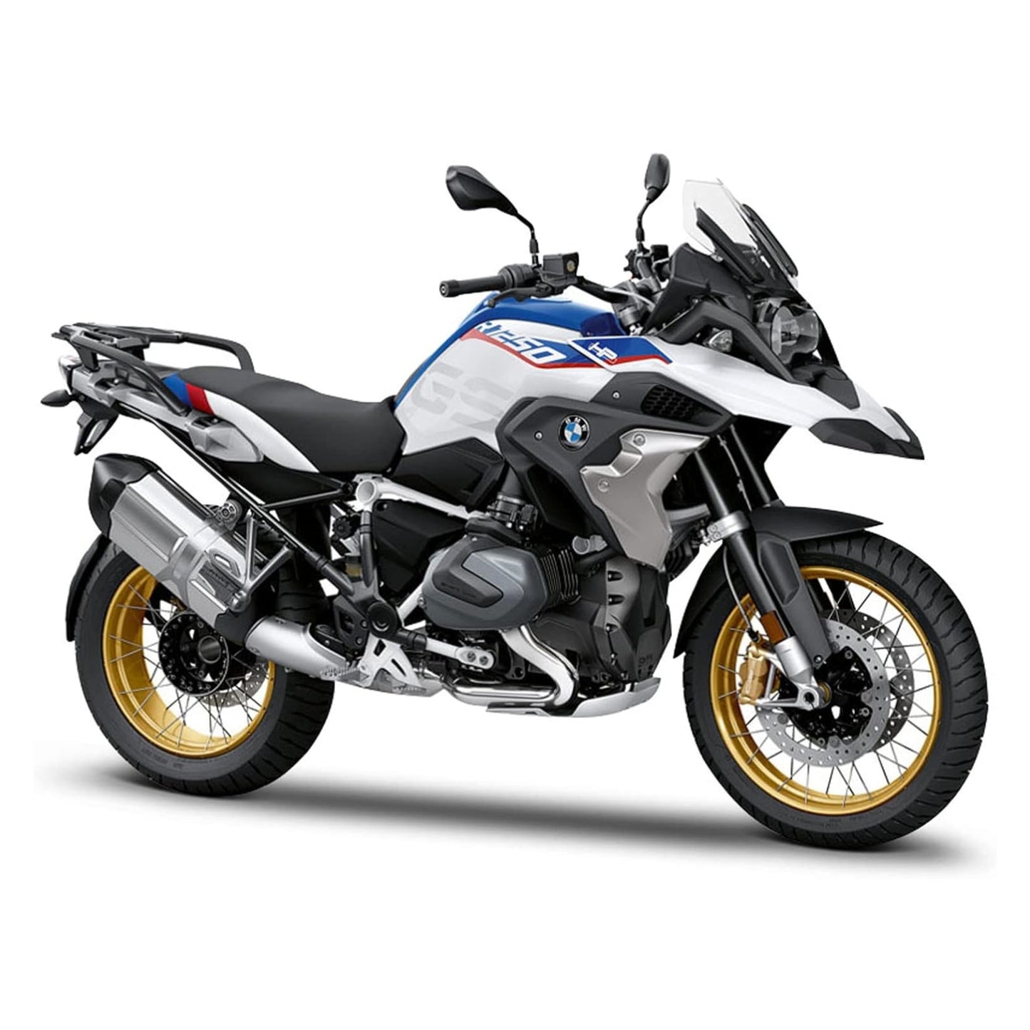 BMW R1250 GS in White/Blue