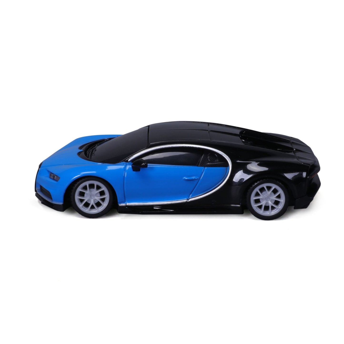 Bugatti Chiron (Die-Cast Bluetooth RC Car) in Blue/Black