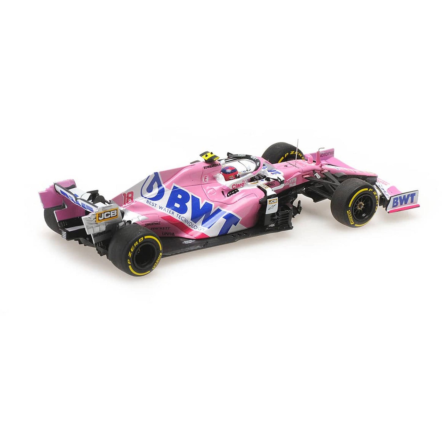 BWT Racing Point RP20 Lance Stroll (No.18 3rd Sakhir GP 2020) in Pink