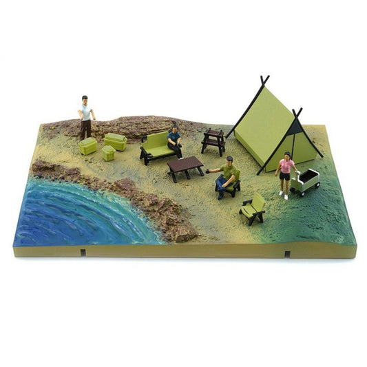 Camp Site Diorama (BMC Diorama) in Green