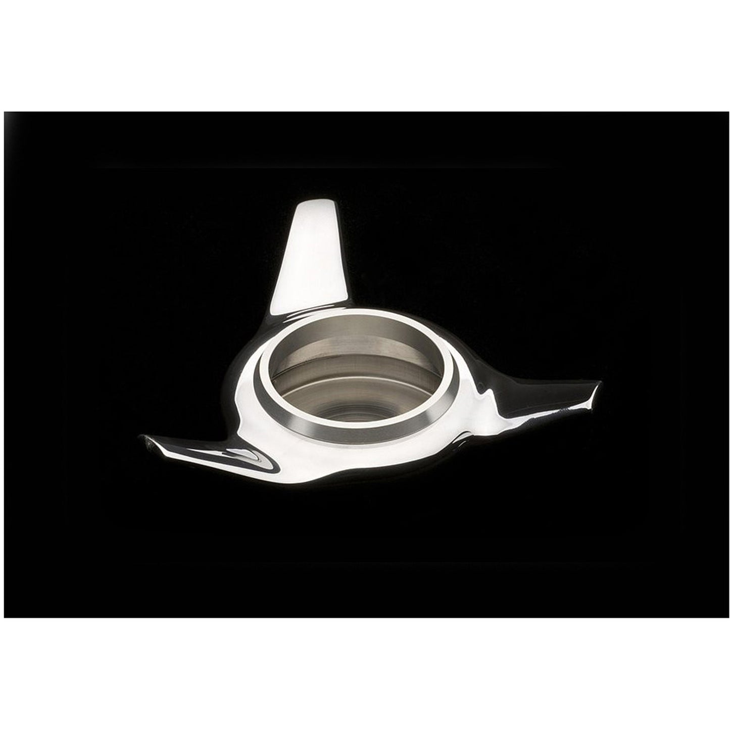 Center Lock Nut Container in Silver