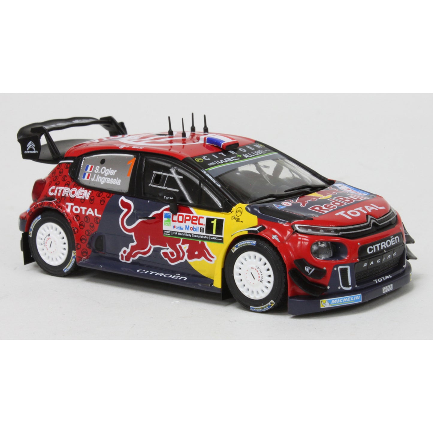 Citroen C3 WRC S. Ogier/J. Ingrassia (No.1 Rallye WM Rally Chile 2018) in Multi Coloured