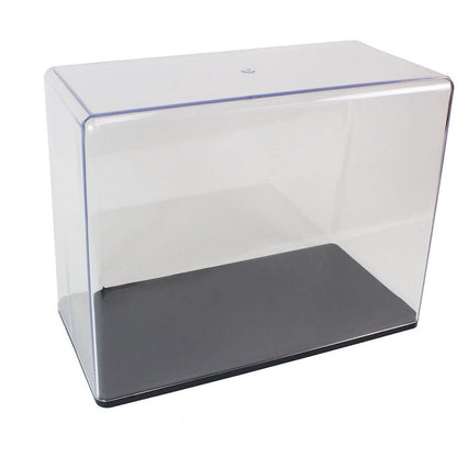 Clear Case With Black Base (For 1:32 Construction Vehicles and 1:12 Bikes w/ Figures) Display Case in Black