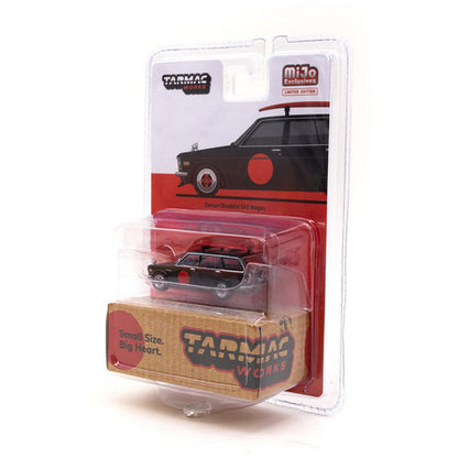 Datsun 510 Wagon (With Surfboard) in Black/Red