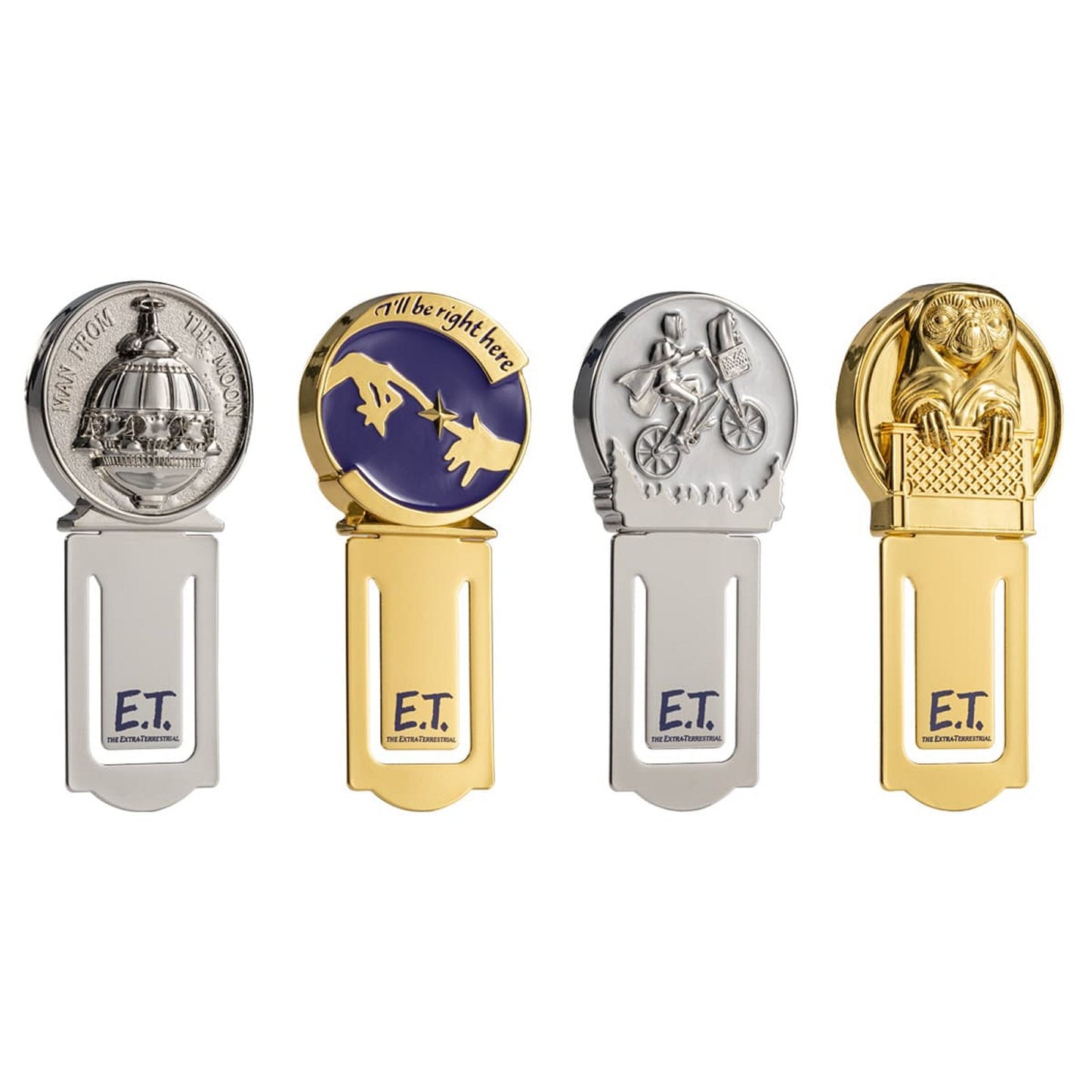 Bookmark Set From E.T. in Gold/Silver