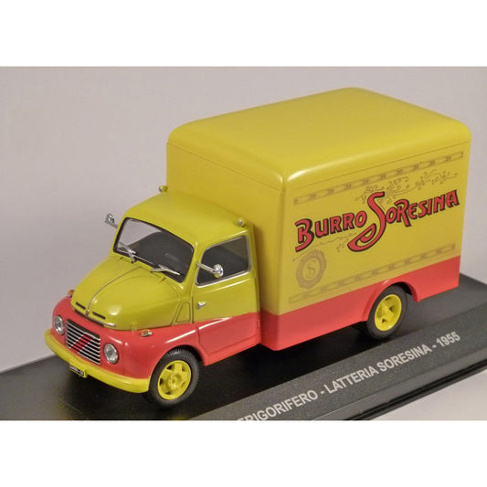 Fiat 615 N Frigofera Van (Latteria Soresina 1955) in Yellow and Red