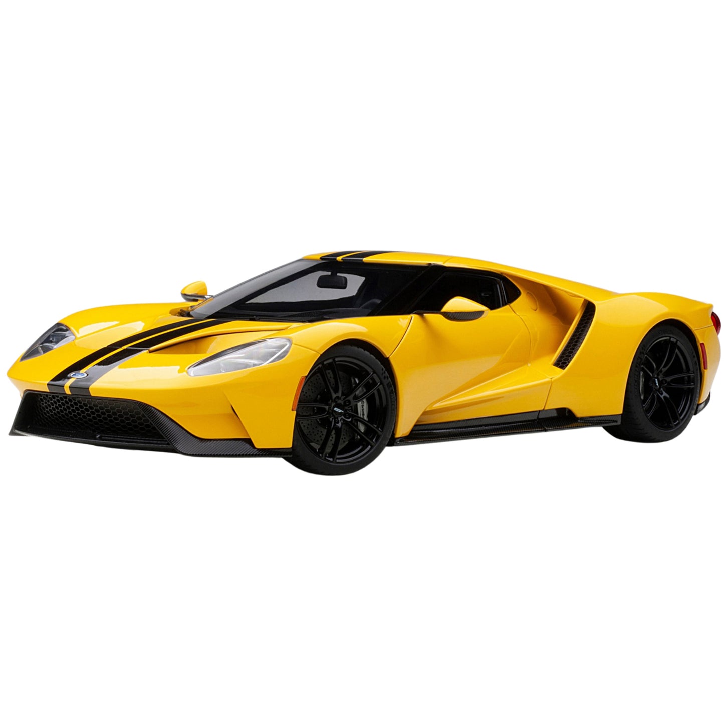 Ford GT (2017) in Yellow with Black Stripes