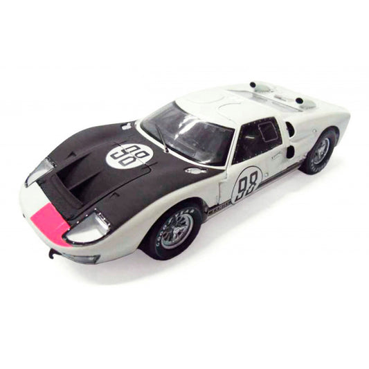 Ford GT40 Mk II Ken Miles - Lloyd Ruby (Daytona 24Hrs Clean Version 1966) in White/Black