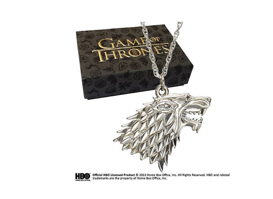 Stark Sterling Silver Pendant Prop Replica From Game Of Thrones