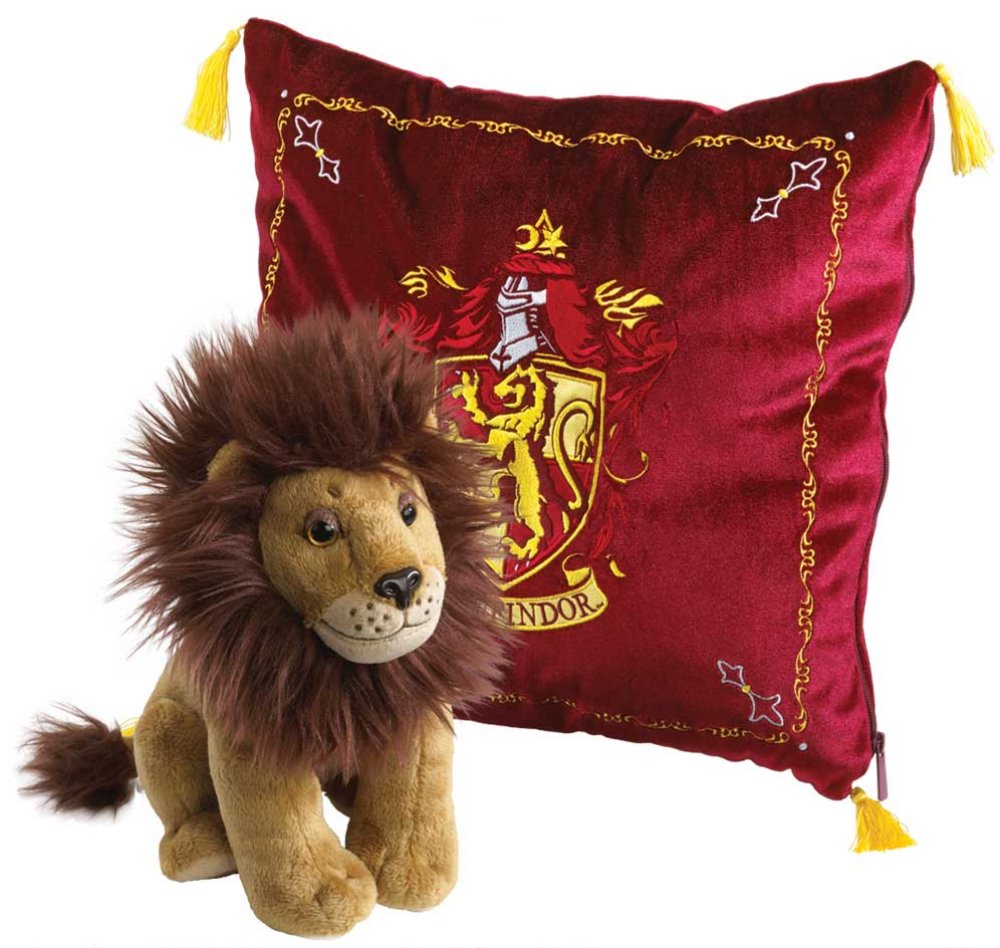 Gryffindor Cushion with House Mascot Plush From Harry Potter