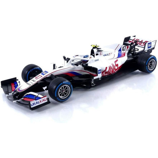 Haas VF-21 Mick Schumacher (No.47 Belgian GP 2021) in White