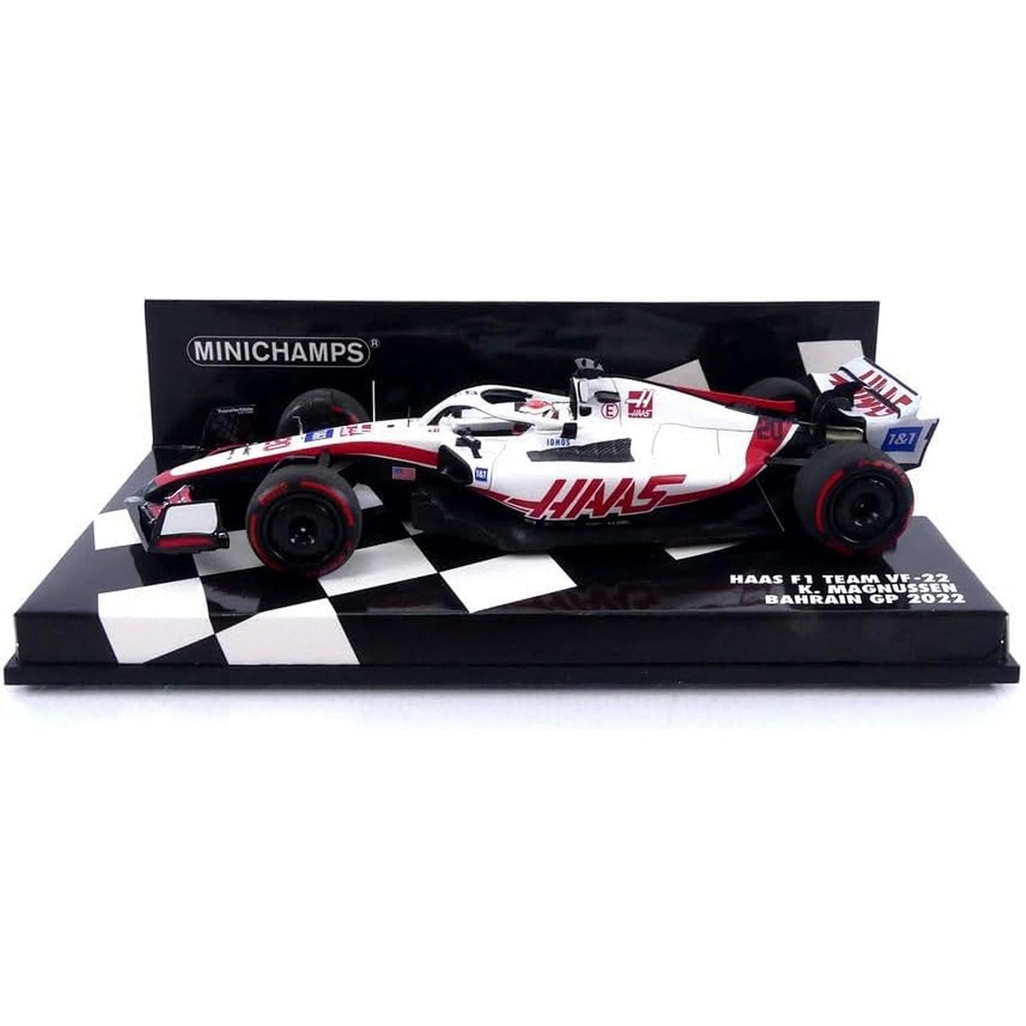 Haas VF-22 Kevin Magnussen (No.20 Bahrain GP 2022) in White/Red